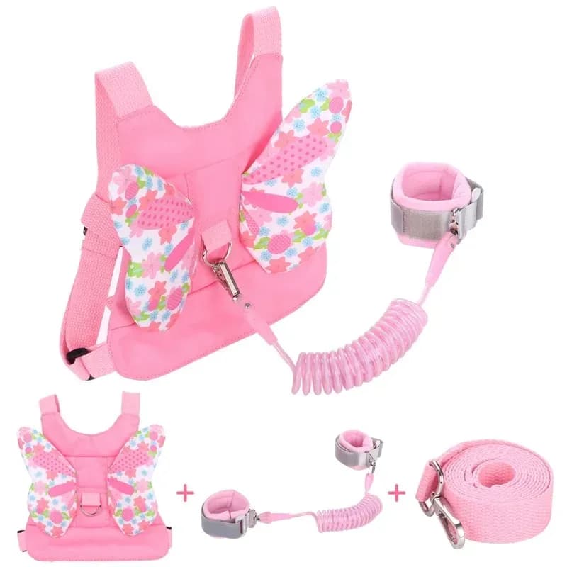 Butterfly Anti-Lost Safety Harness Backpack with Wrist Leash