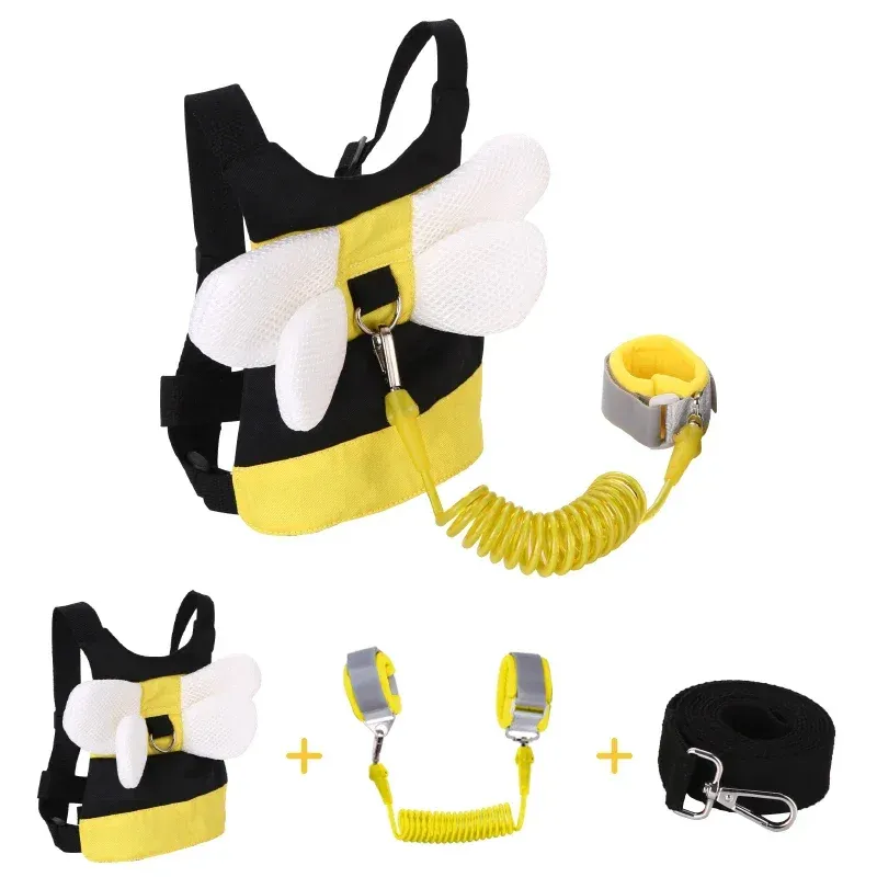 Butterfly Anti-Lost Safety Harness Backpack with Wrist Leash