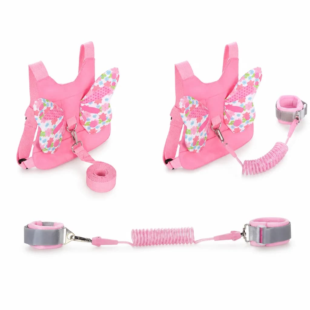 Butterfly Anti-Lost Safety Harness Backpack with Wrist Leash