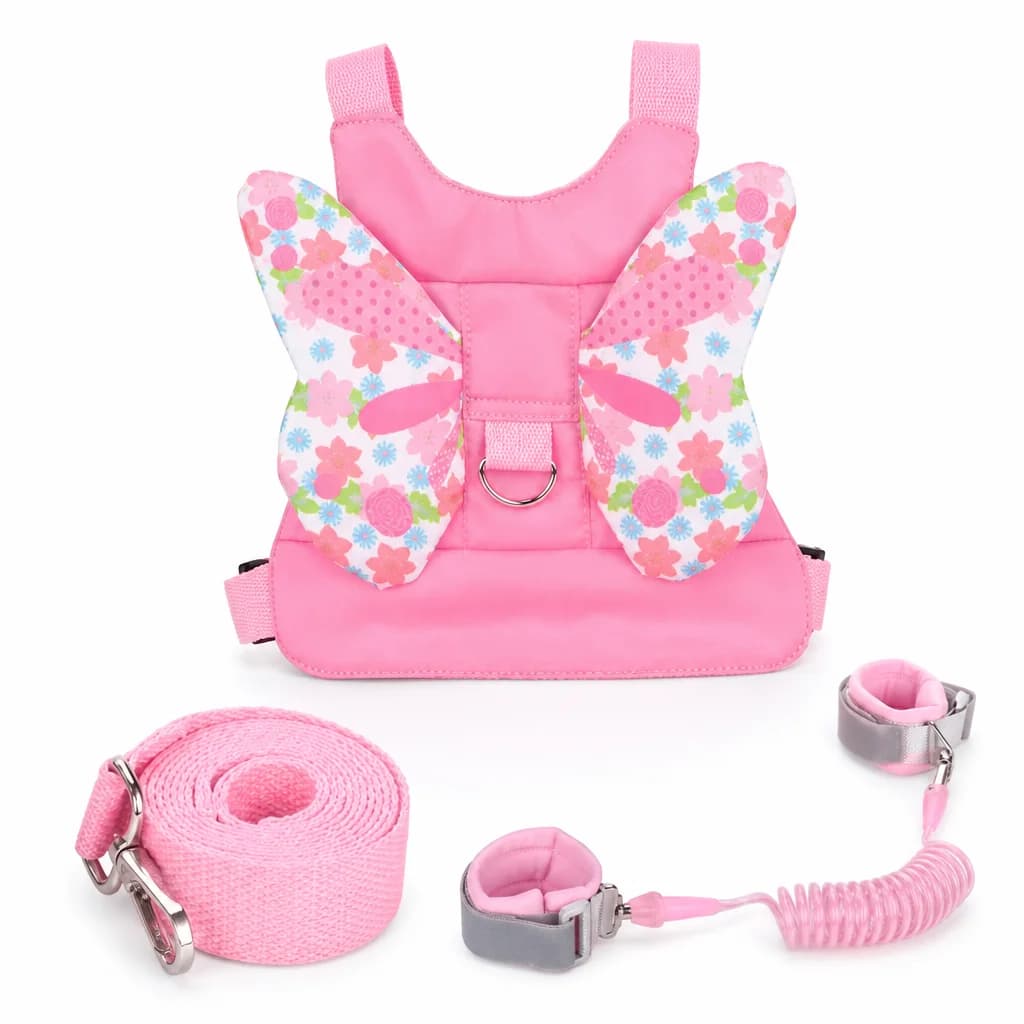 Butterfly Anti-Lost Safety Harness Backpack with Wrist Leash