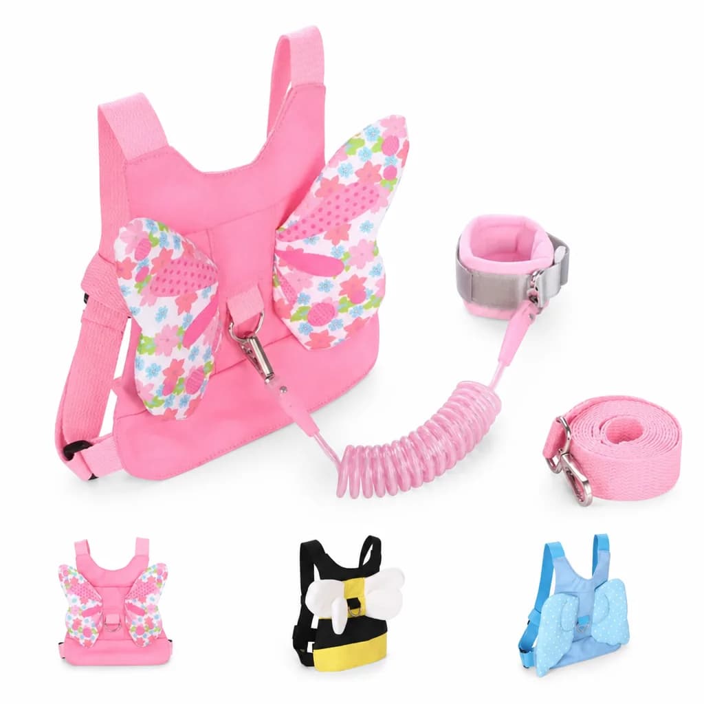 Butterfly Anti-Lost Safety Harness Backpack with Wrist Leash